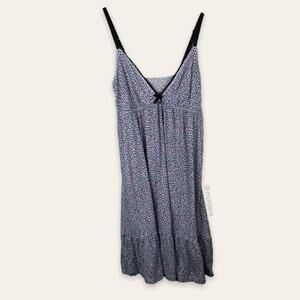 Xhilaration Multicolor Floral Print Babydoll Chemise Nightie Lingerie Tank Top